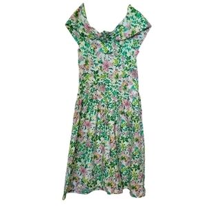 Vintage Combinations 100% Cotton Floral Dress